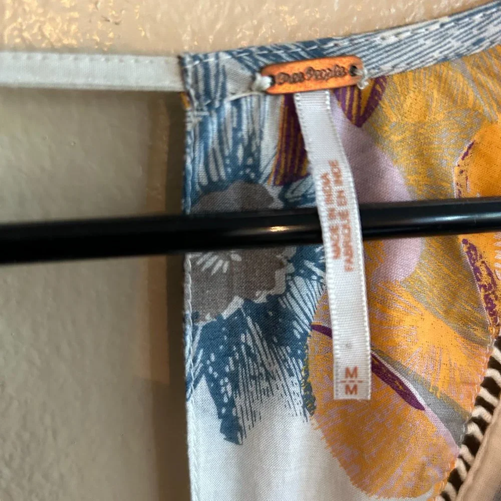 Free People, medium, white with print - Picture 2 of 3